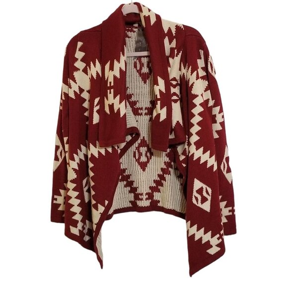 Anthropologie Sweaters - Anthropologie Moon Collection Womens Aztec Tribal Open Cardigan Sweater Small